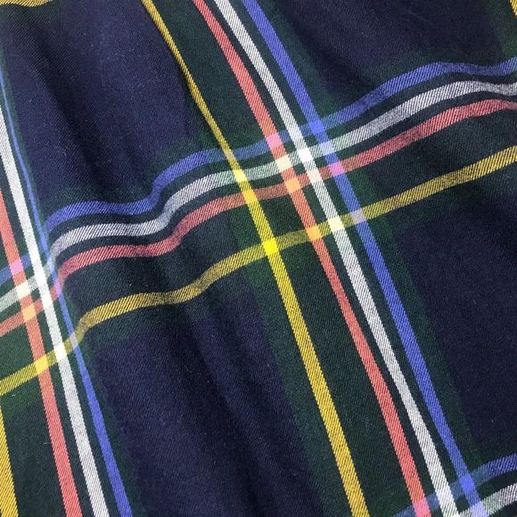 Old Navy 100% Cotton Plaid Button Front Shirt Size Medium - Picture 9 of 10